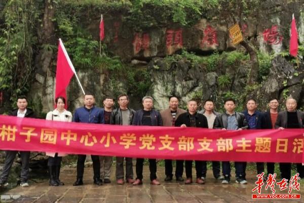 柑子园镇中心小学开展“缅怀先烈、传承红色精神，深入推进党史学习教育”主题党日活动1.jpg