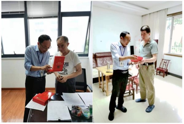常德市第二人民医院：为老党员颁发“光荣在党50年”纪念章2.jpg